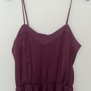 H&M plum midi dress
